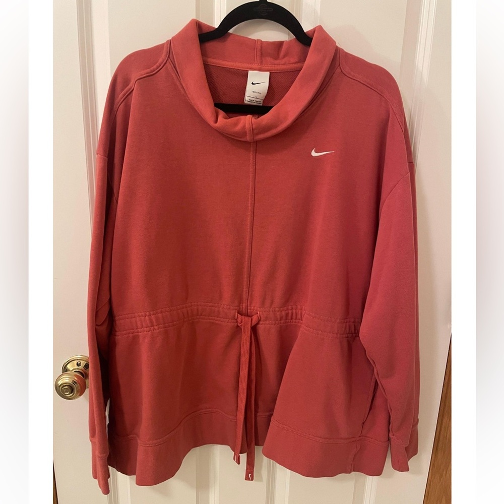 Nike Relaxed Crewneck with Tie Front